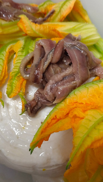 Gli ingredienti del Gelato alla ricotta di pecora