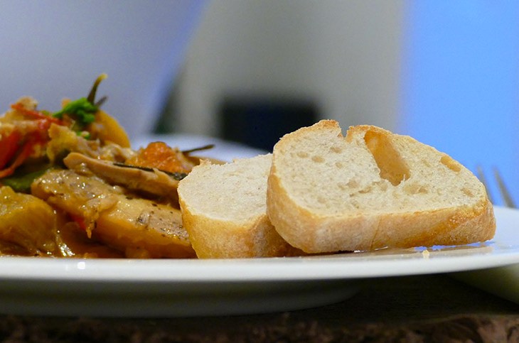 Pollo con i peperoni alla romana