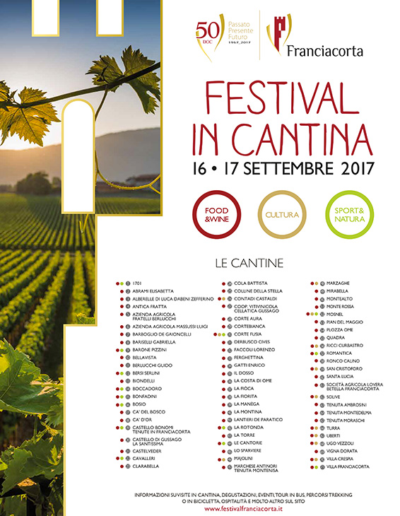 La locandina del Festival in Cantina