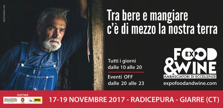 La locandina di ExpoFoodAndWine 2017
