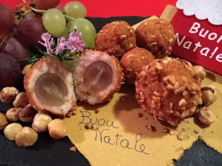 Bocconcini di maiale con l’uva