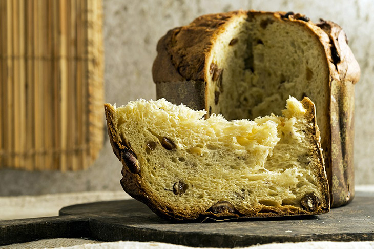 Una fetta fragrante del Pane Dolce del Natale Cilentano
