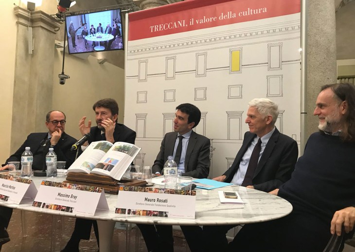 I ministri Franceschini e Martina alla presentazione Treccani Gusto