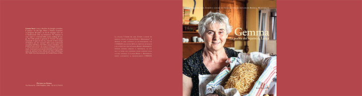 La copertina del libro "Gemma, La poesia dei tajarin di Langa" (Sorì Edizioni)