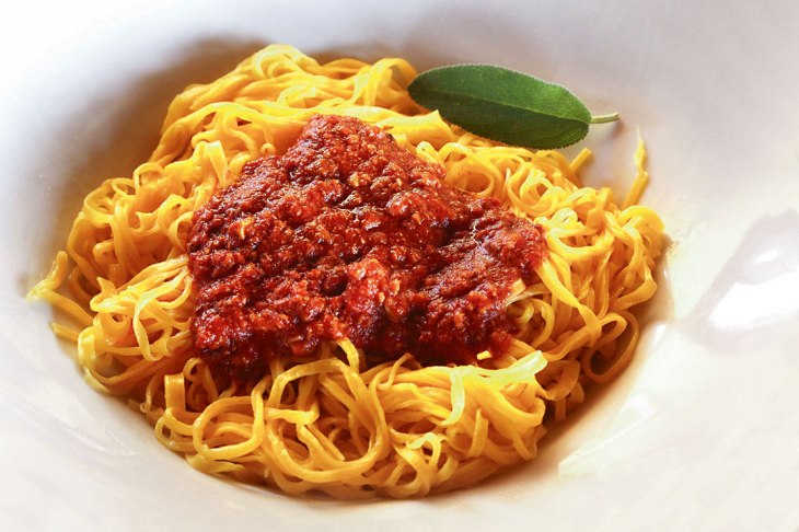 I tajarin al ragù di Gemma