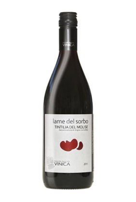 Bottiglia del Lame del Sorbo Tintilia del Molise Doc Vinica 2011