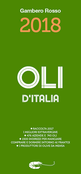 La copertina della guida Oli d’Italia 2018 del Gambero Rosso
