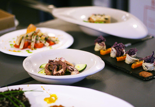 Alcuni golosi esempi di piatti Feat Food