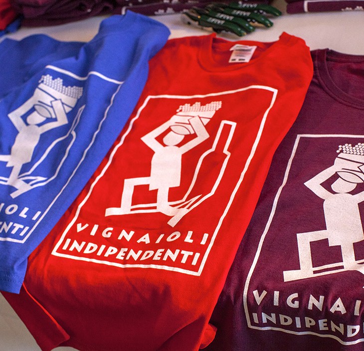Le variopinte magliette dei Vignaioli Indipendenti