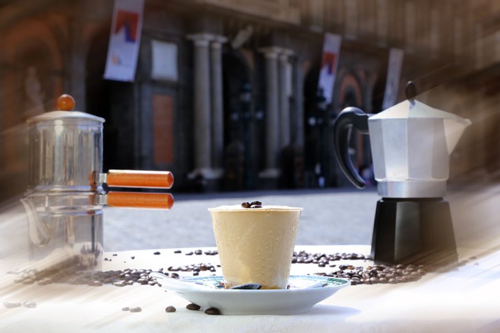 La Coviglia al Caffè del Gambrinus di Napoli