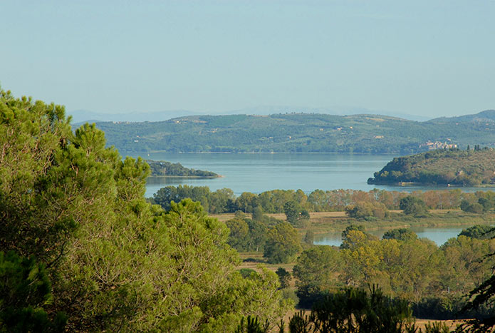 uno scorcio del Lago Trasimeno