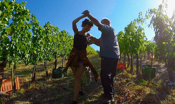 Balli in vigna durante l’Evento Calici di Stelle