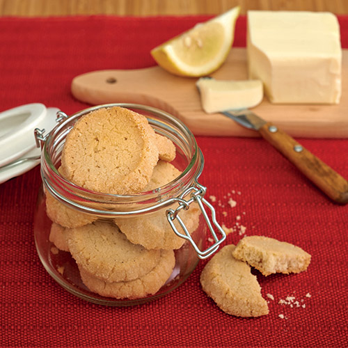 Biscotti al burro bavarese e limone