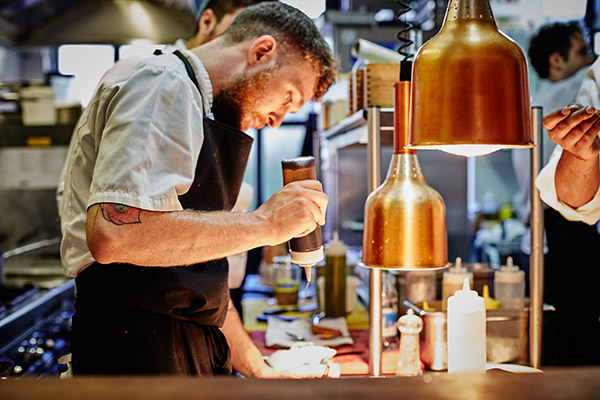 Lo chef Riccardo Maffini