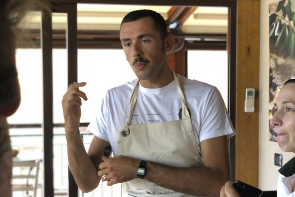 Lo chef Enrico Marmo