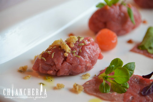 Trilogia di Tartare e Carpacci di Vitello Podolico Fattoria Carpineto