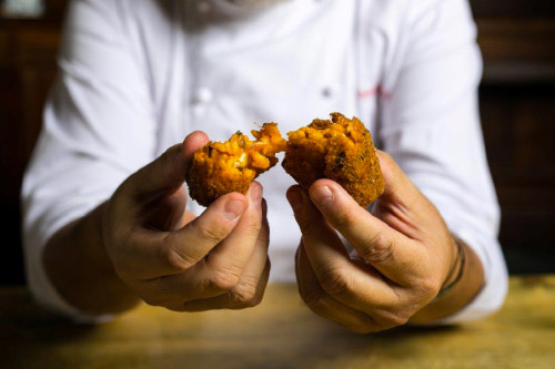 il Suppli di Arcangelo Dandini - due meta di una celebre bonta