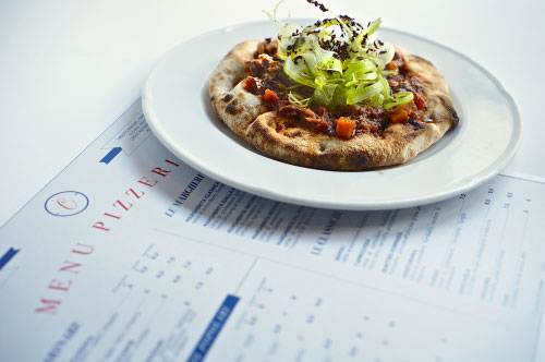 La Pizza alla Vaccinara di Celestina alla Camilluccia