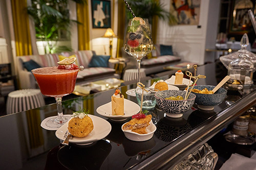 Aperitivo al Longe Bar dell’Hotel Vilòn di Roma