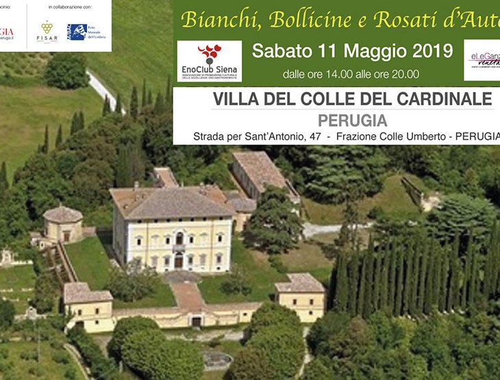 BIANCHI, BOLLICINE E ROSATI D’AUTORE A PERUGIA