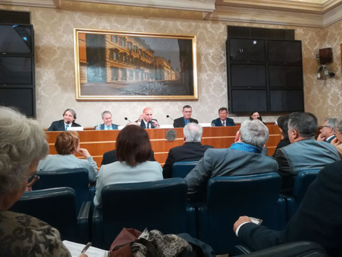 Un momento della presentazione della IX Giornata Nazionale della Cultura dell’Olio e del Vino