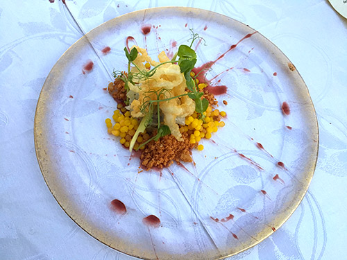 Il piatto dedicato dallo chef Sinisgalli a Matera