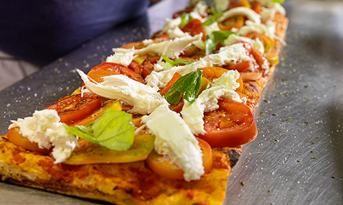 Pizza romana in teglia