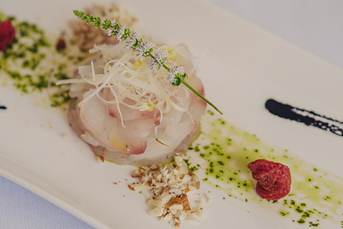 Uno dei piatti in carta al Ristorante Maltraversi