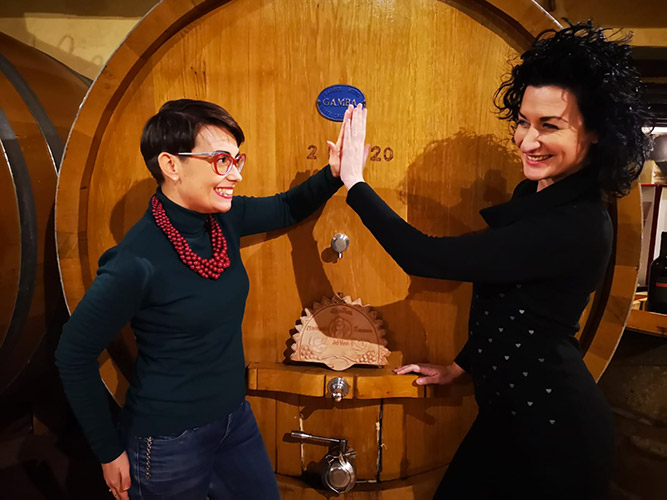 Violante Gardini e Emanuela Tamburini