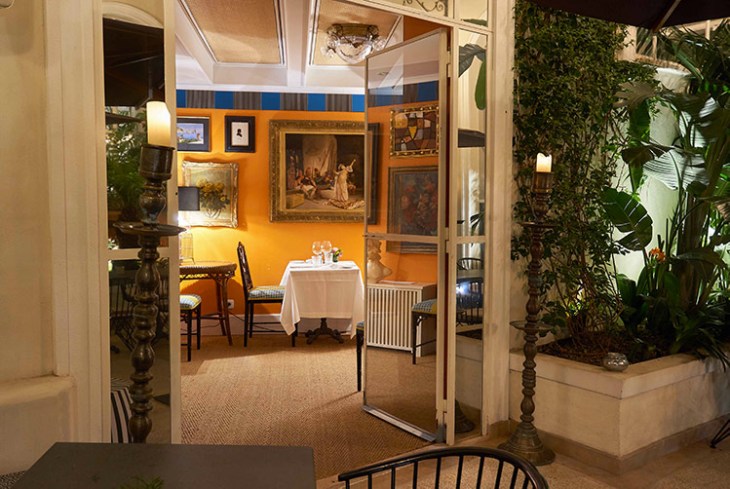 La piccola Quadreria sul patio