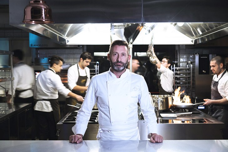 Lo chef Fabrizio Albini del “Bianca sul Lago” di Oggiono (Lecco)