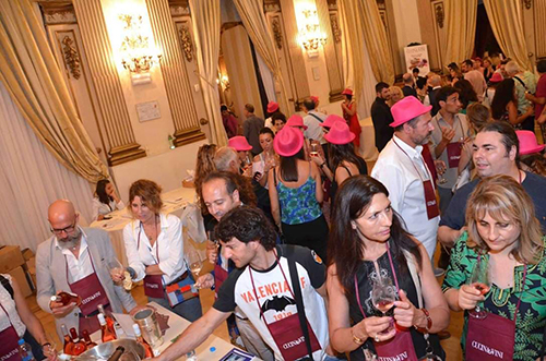 Un momento della scorsa edizione di Bere Rosa