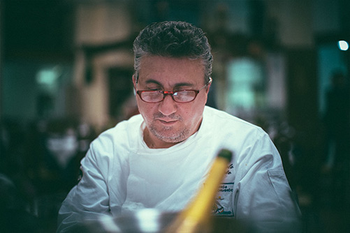Lo chef Pasquale Torrente del Ristorante Al Convento di Cetara (Sa)