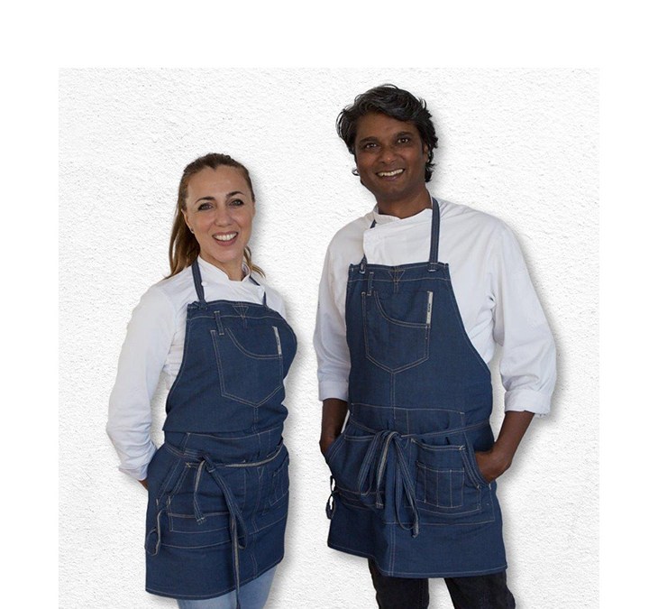 Gli chef Antonella Ricci e Vinod Sookar