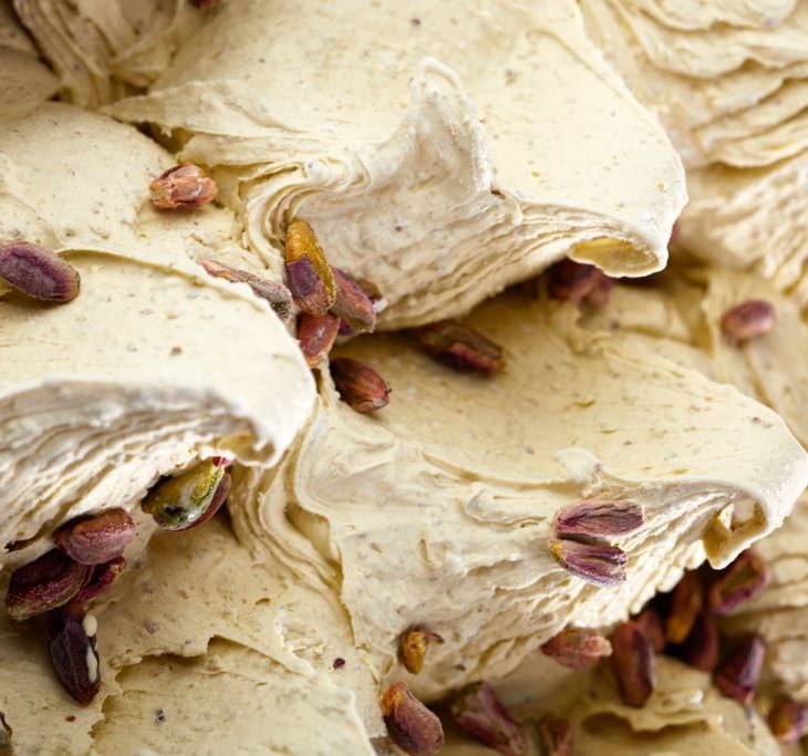 GELATO AL PISTACCHIO A BASE DI ACQUA. IL TRIONFO DI TRE GELATIERI ITALIANI
