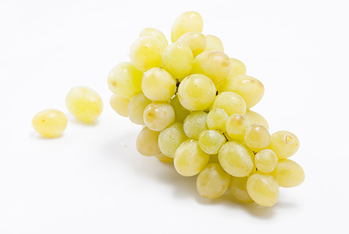 Grappolo di uva bianca